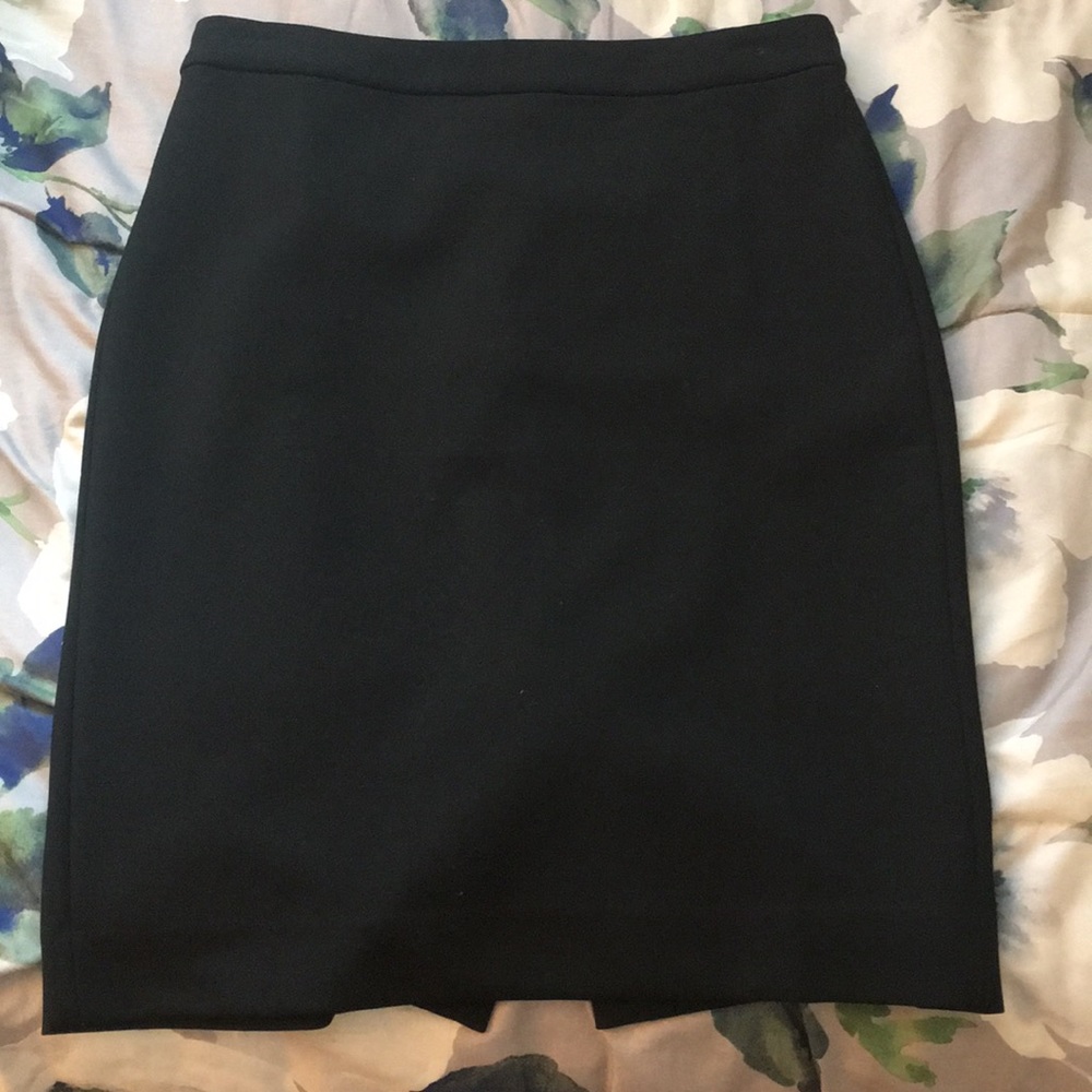 J CREW BLACK PENCIL SKIRT